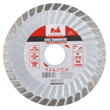 Disc Diamantat Turbo ETP (230mm Diametru)