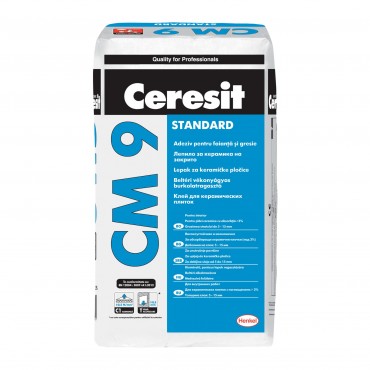 Ceresit CM 9 - Adeziv pentru montare gresie și faianță (25kg)