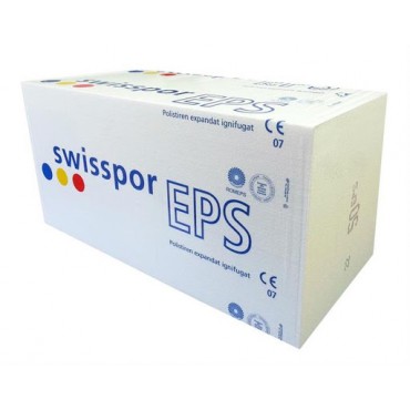Swisspor - Polistiren expandat ignifugat EPS 80F, 20-100mm grosime (1000x500mm)