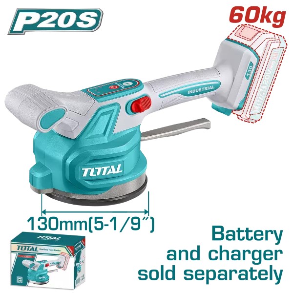 Vibrator cu Ventuza pentru Placi Ceramice 20V (TTVLI2001) Total