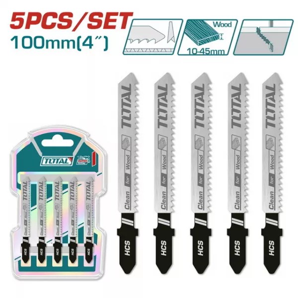 Set 5 Lame Fierastrau Pendular Lemn 74mm (TJSBT101D) Total