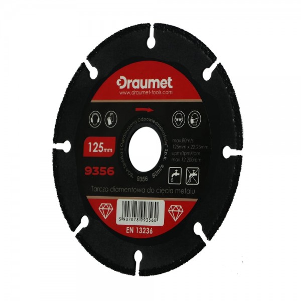 Disc Universal pentru Taiere Multi-Materiale 125mm Draumet