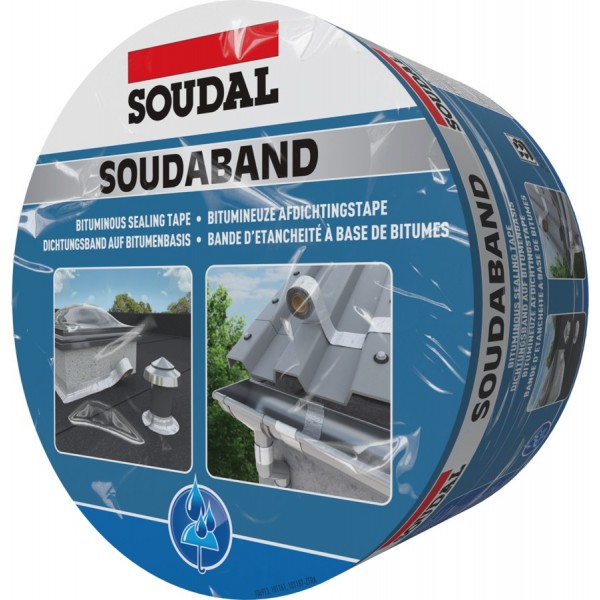 Banda Hidroizolanta Aluminiu Soudaband Alu 10cm Soudal